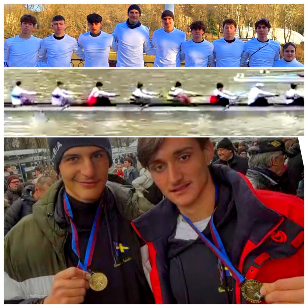 CANOTTAGGIO NAZIONALE – L’otto con Under 19 di ITALIA 1