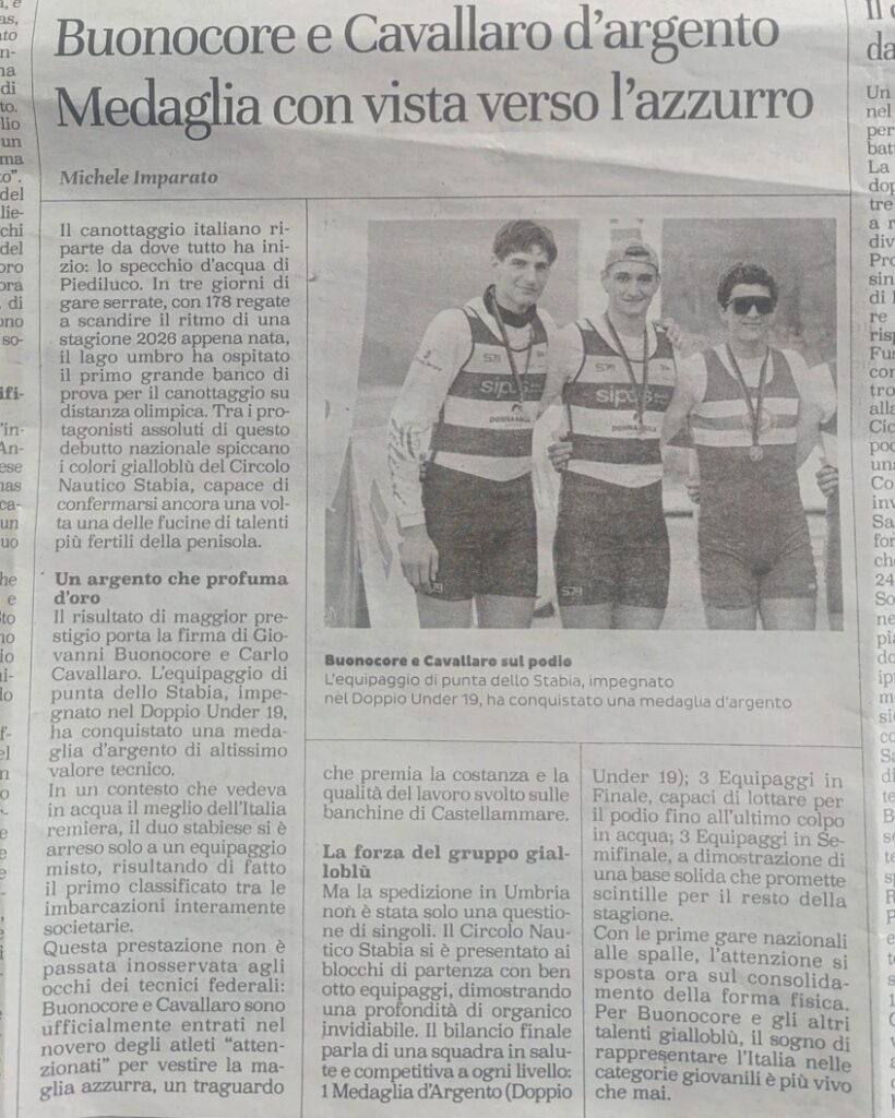 Sulla stampa locale!